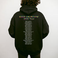 90s Five Tour Hoodie - 5ive Retro Boy Band Fan Merch - Keep on movin