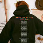 90s Five Tour Hoodie - 5ive Retro Boy Band Fan Merch - Keep on movin