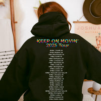 90s Five Tour Hoodie - 5ive Retro Boy Band Fan Merch - Keep on movin