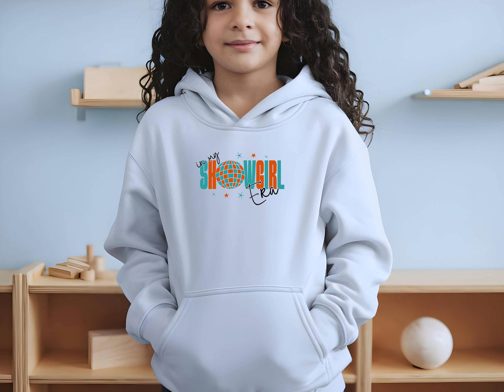 Kids 'Show Girl Era' Hoodie: Retro Disco Ball - Swiftie fan Hood