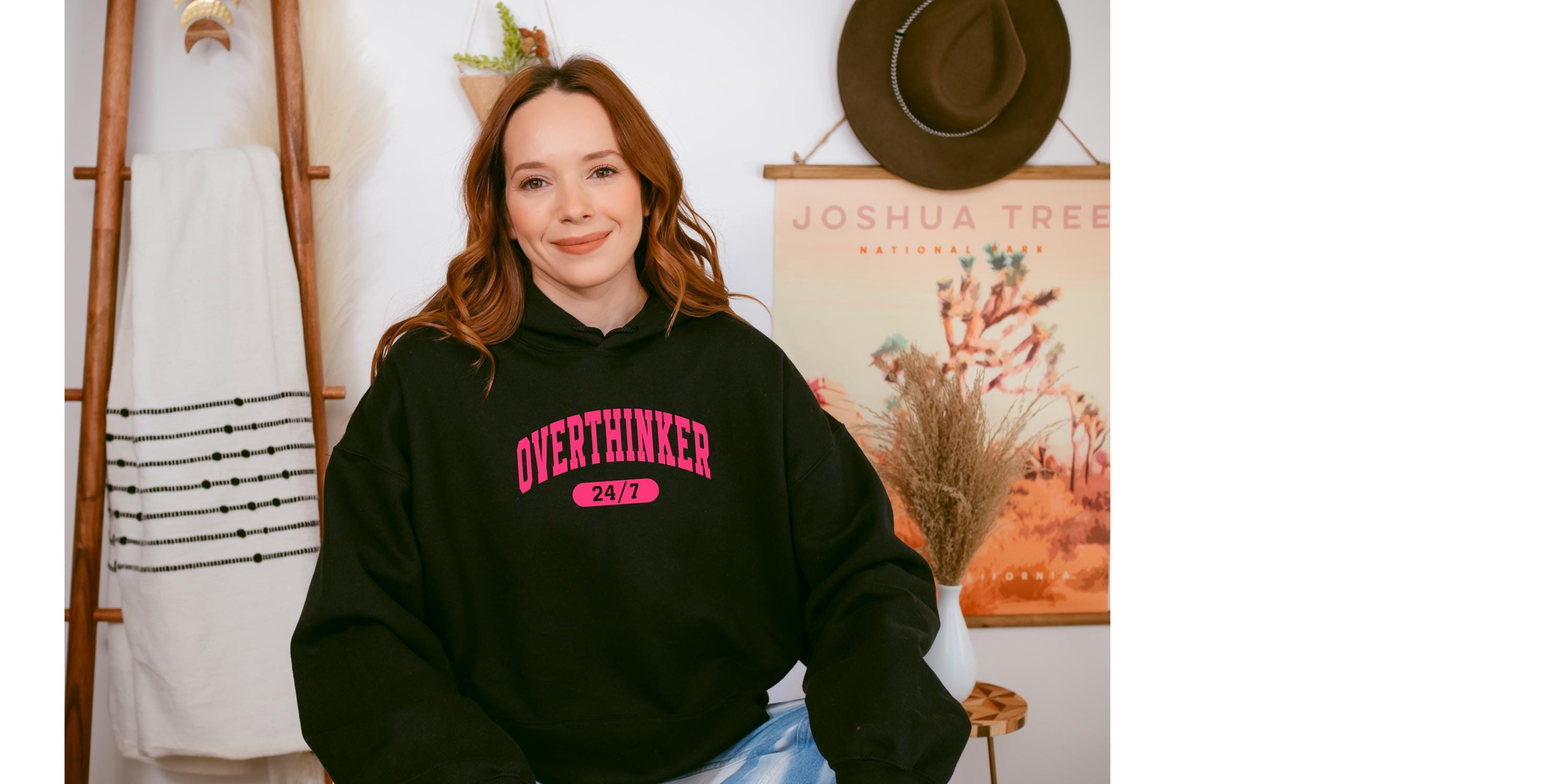 Oversized Overthinker Hoodie: Stay Comfy While Overanalyzing Everything Life Throws at You