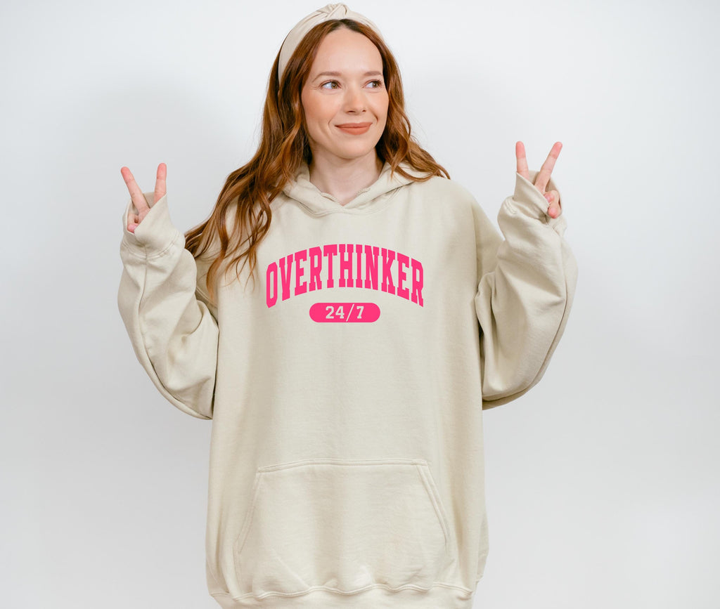 Oversized Overthinker Hoodie: Stay Comfy While Overanalyzing Everything Life Throws at You