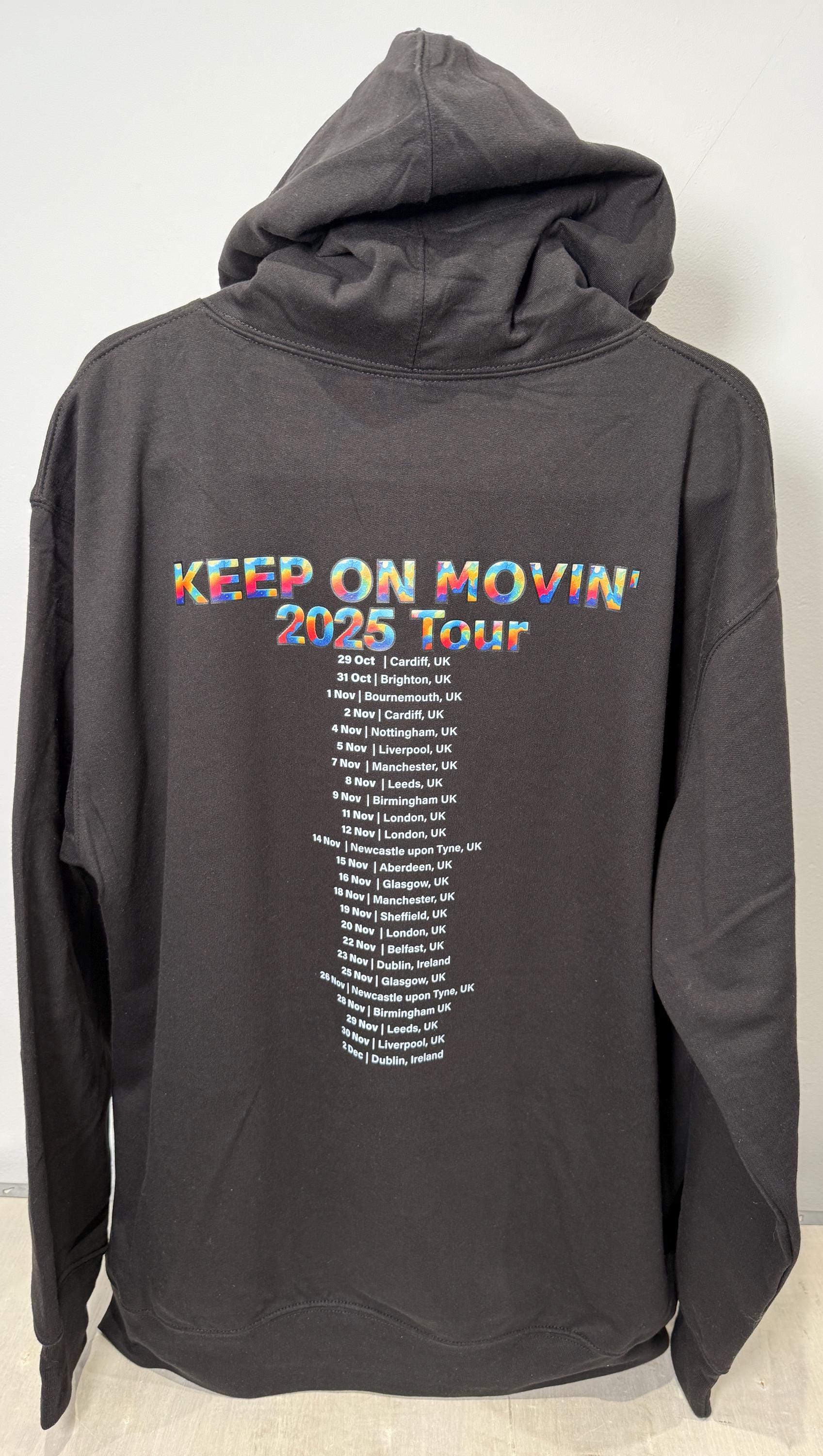 90s Five Tour Hoodie - 5ive Retro Boy Band Fan Merch - Keep on movin