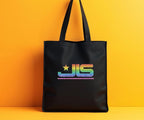 JLS Rainbow Glitter Logo Tote Bag: Music Fan Merch