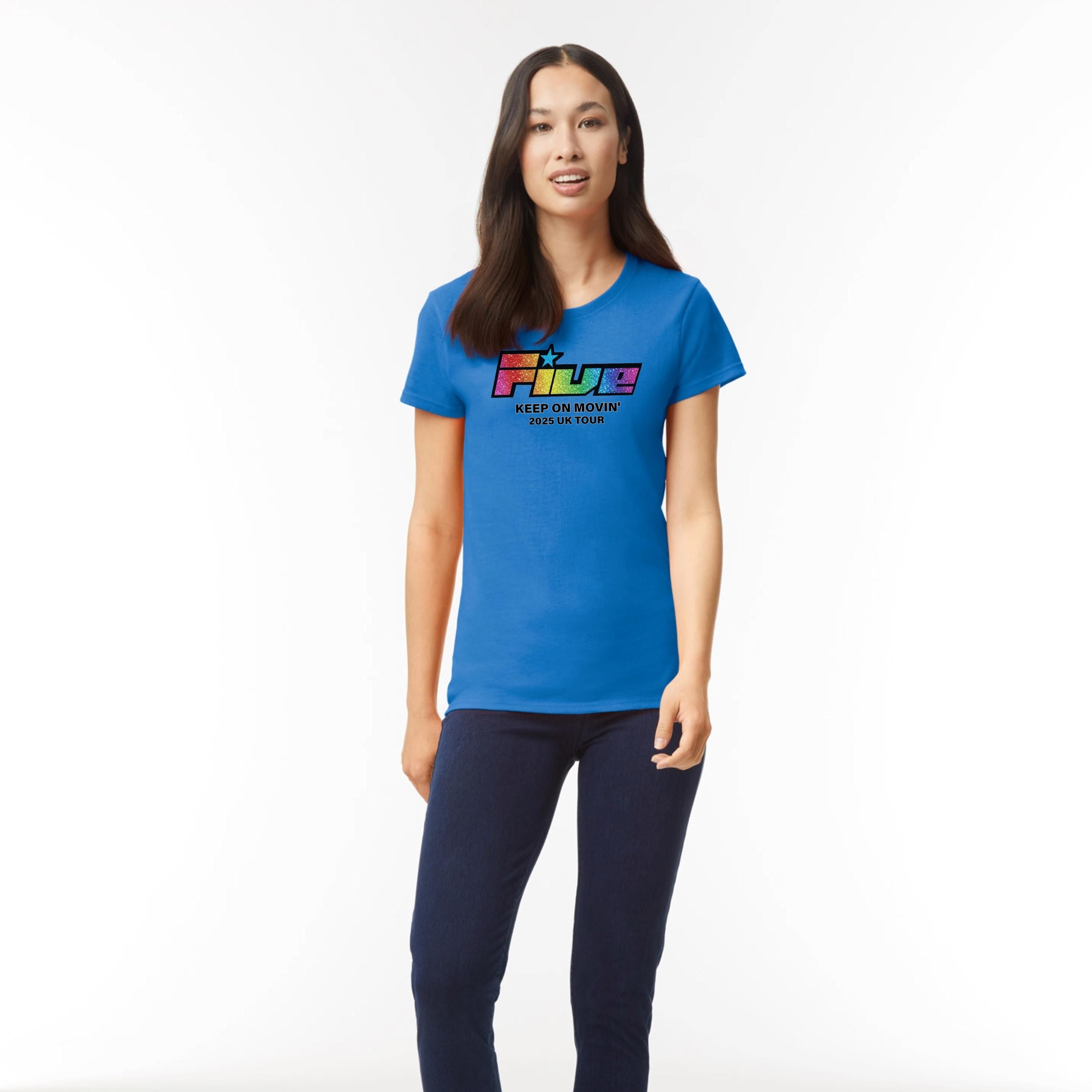 5ive Tour T-shirt - Keep on Movin' Five 2025 UK Tour - Matching Outfits - Quick Delivery