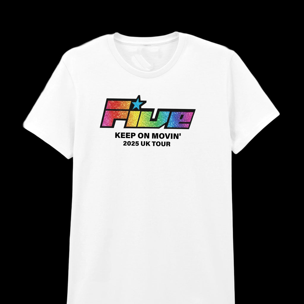 5ive Tour T-shirt - Keep on Movin' Five 2025 UK Tour - Matching Outfits - Quick Delivery