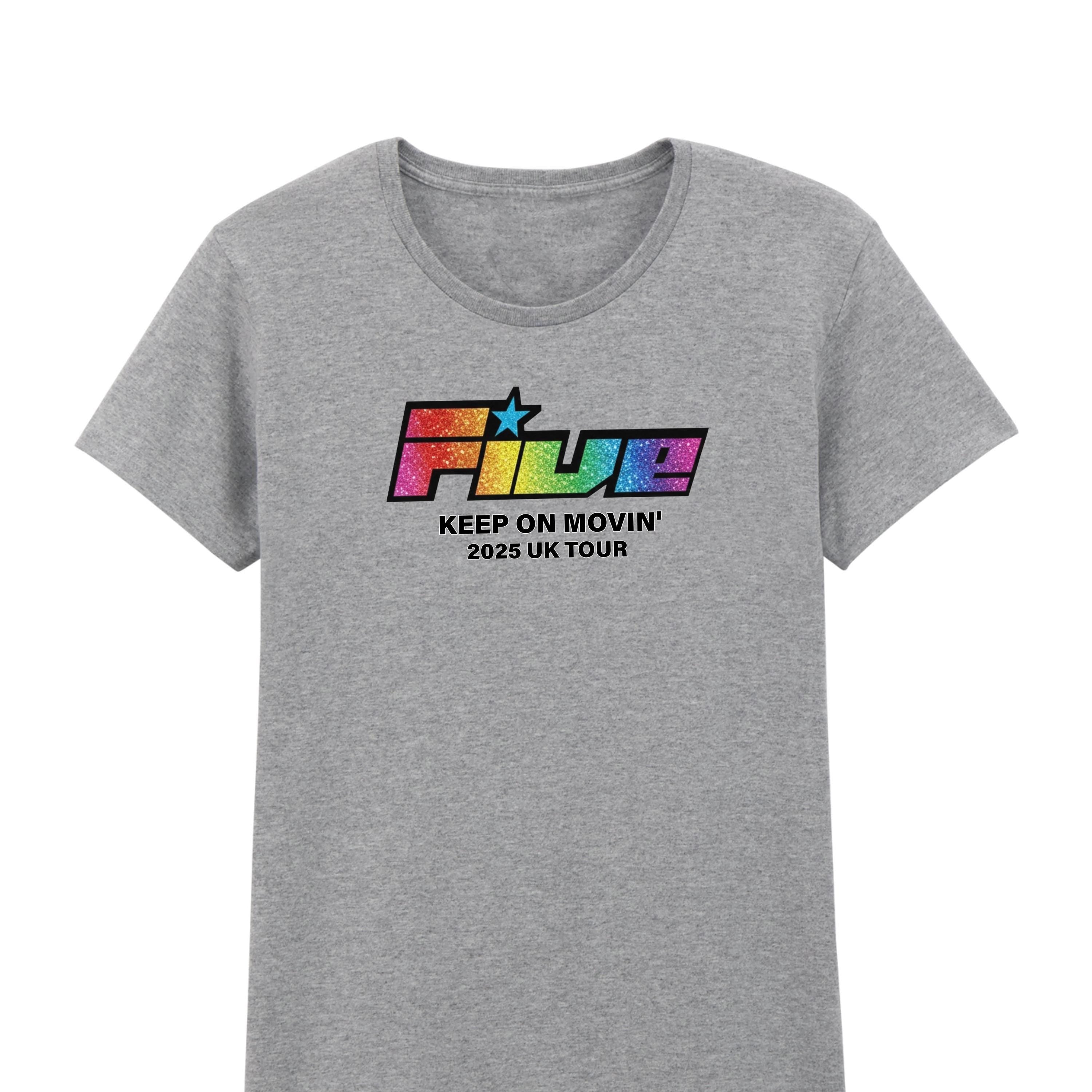 5ive Tour T-shirt - Keep on Movin' Five 2025 UK Tour - Matching Outfits - Quick Delivery