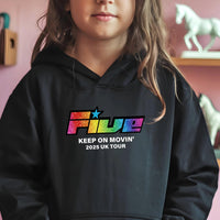 5ive "Keep on movin'" 2025 Five Tour Hoodie: Fan Gift unofficial Merch