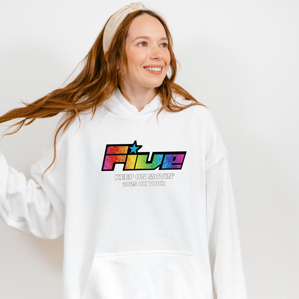 5ive "Keep on movin'" 2025 Five Tour Hoodie: Fan Gift unofficial Merch