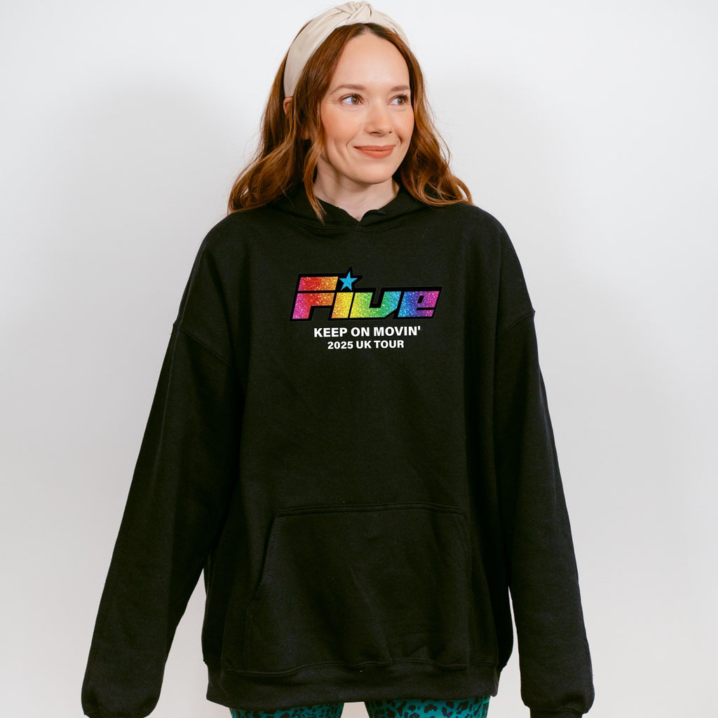 5ive "Keep on movin'" 2025 Five Tour Hoodie: Fan Gift unofficial Merch
