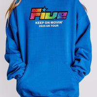 5ive "Keep on movin'" 2025 Five Tour Hoodie: Fan Gift unofficial Merch
