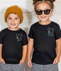 Disney Trip 2026 Family Tshirts – Mickey or Minnie Disneyland T-Shirts - Personalised Group Matching Holiday