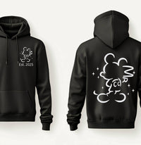 Personalised Mr and Mrs Disney Hoodies – Matching Mickey or Minnie Couple Hoodie – Est. Date – Wedding Gift, Honeymoon Outfit