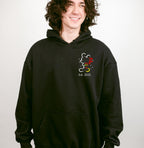 Personalised Mr and Mrs Disney Hoodies – Matching Mickey & Minnie Couple Hoodie – Est. Date – Wedding Gift, Honeymoon Outfit