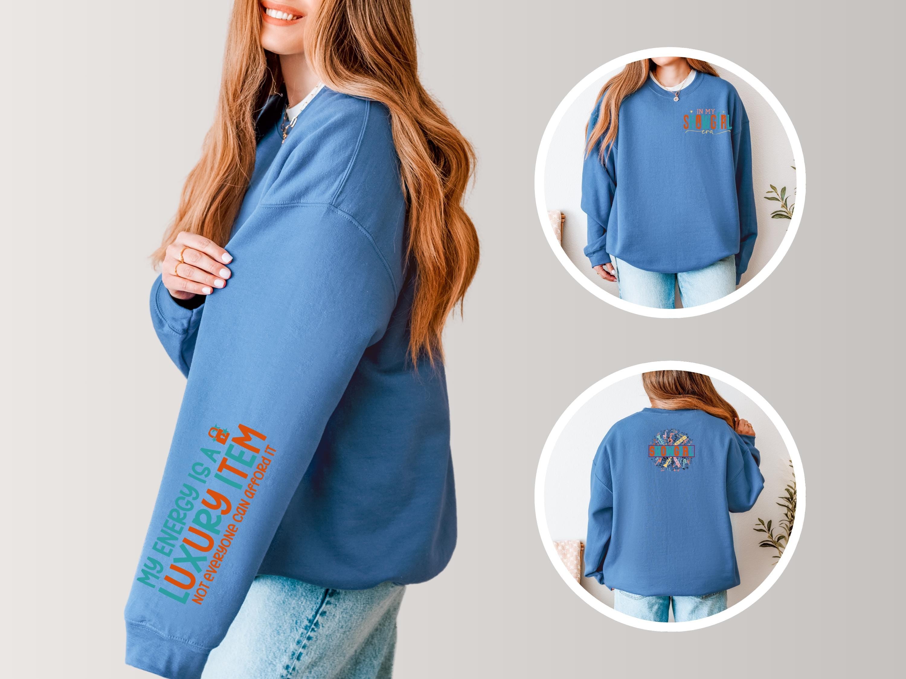 Showgirl Era Sweatshirt, TikTok Viral swiftie Jumper, Unisex Lounge Wear, Taylor Swift Fan Gift