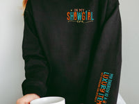 Showgirl Era Sweatshirt, TikTok Viral swiftie Jumper, Unisex Lounge Wear, Taylor Swift Fan Gift