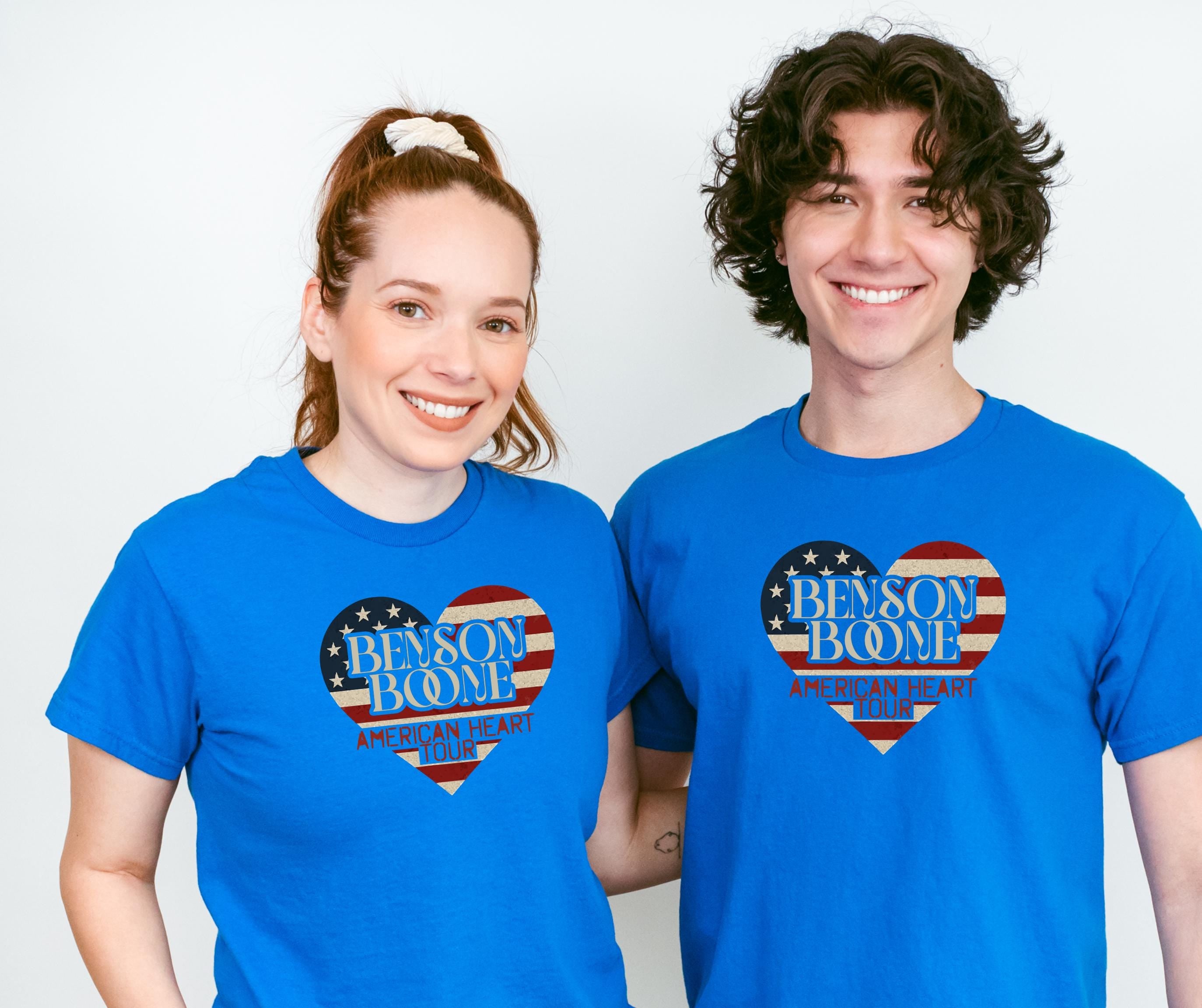 Benson Boone American Heart Tour T-Shirt | Retro Style, Music Gift
