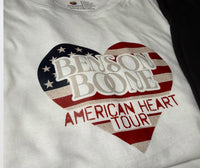 Benson Boone American Heart Tour T-Shirt | Retro Style, Music Gift