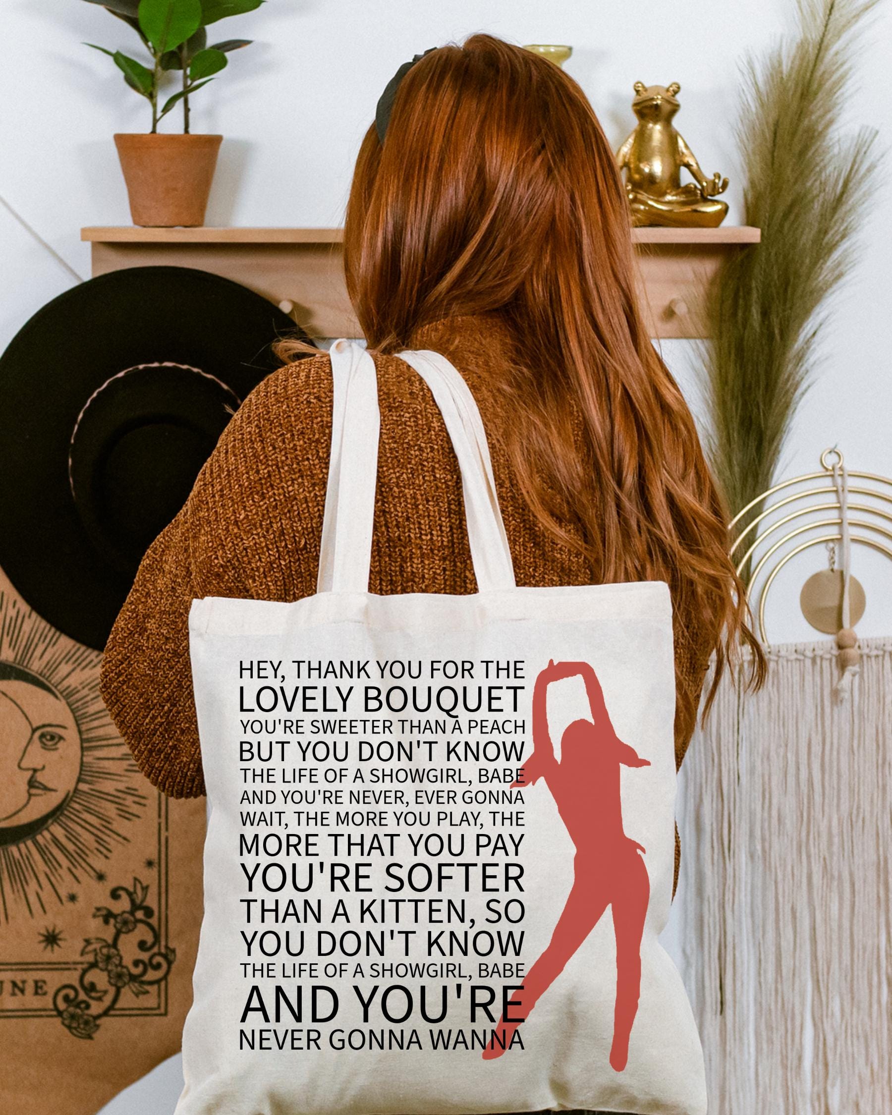 Taylor Swift Showgirl Tote Bag - Iconic Album Design