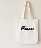 90s Five Boy Band Canvas Tote Bag: Retro Fan Merch