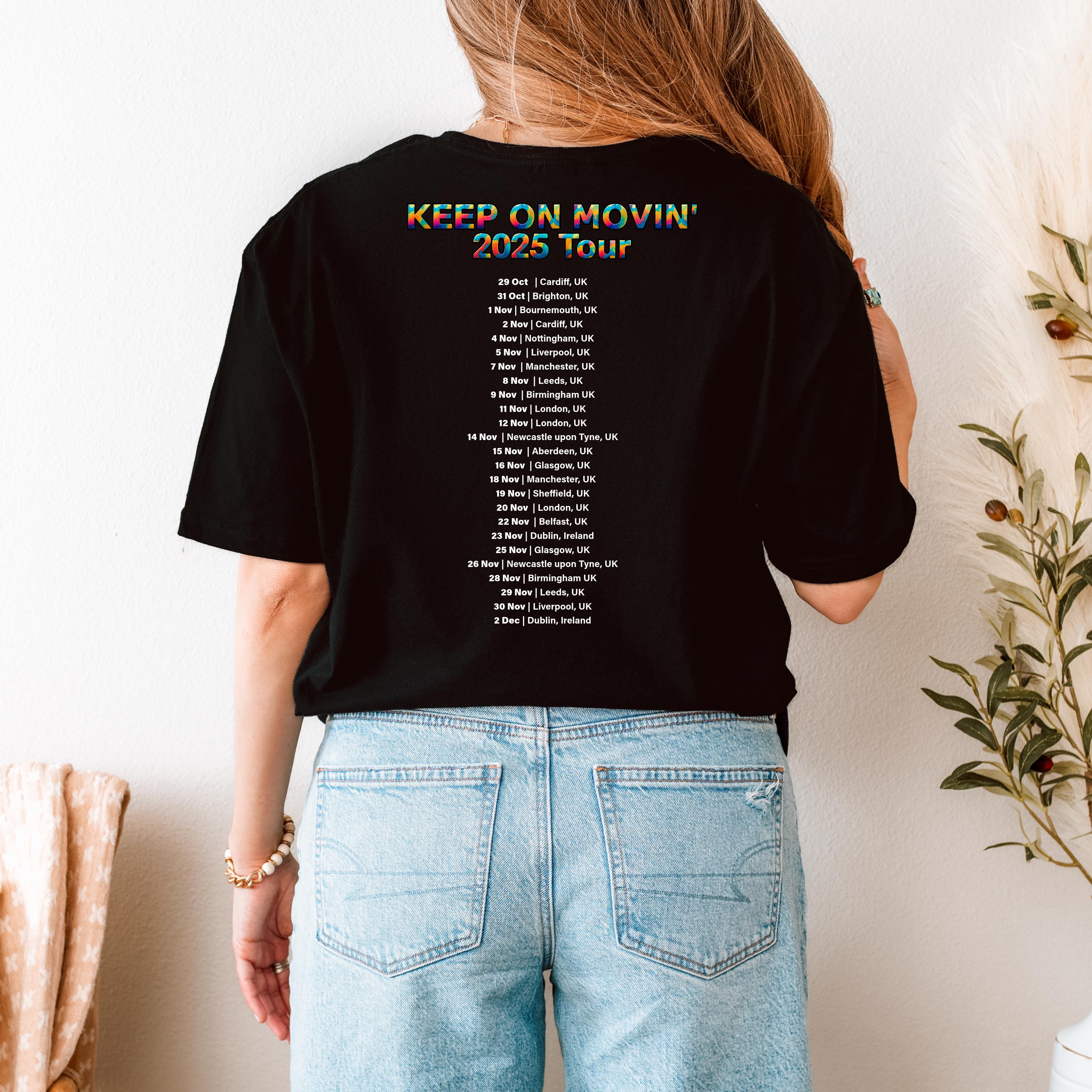 Five 90s Boy Band Tour T-Shirt: 5ive Retro Pop Fan Gift