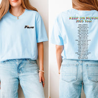 Five 90s Boy Band Tour T-Shirt: 5ive Retro Pop Fan Gift