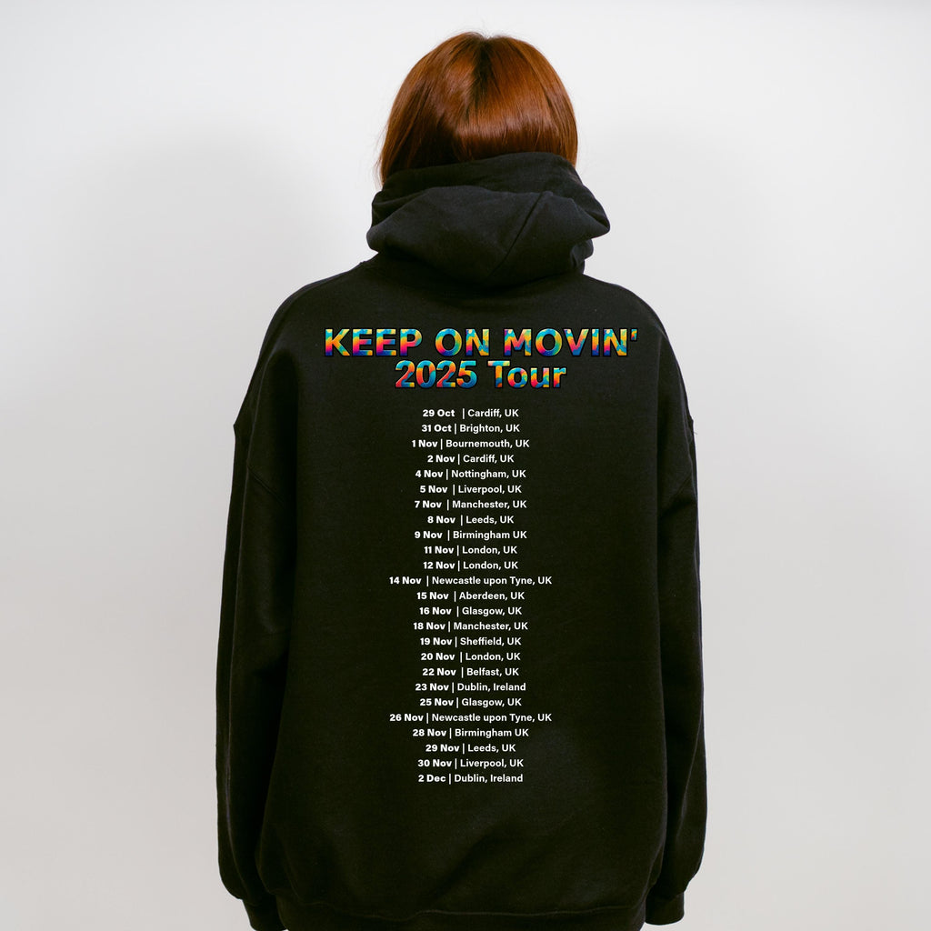 90s Five Tour Hoodie - 5ive Retro Boy Band Fan Merch - Keep on movin