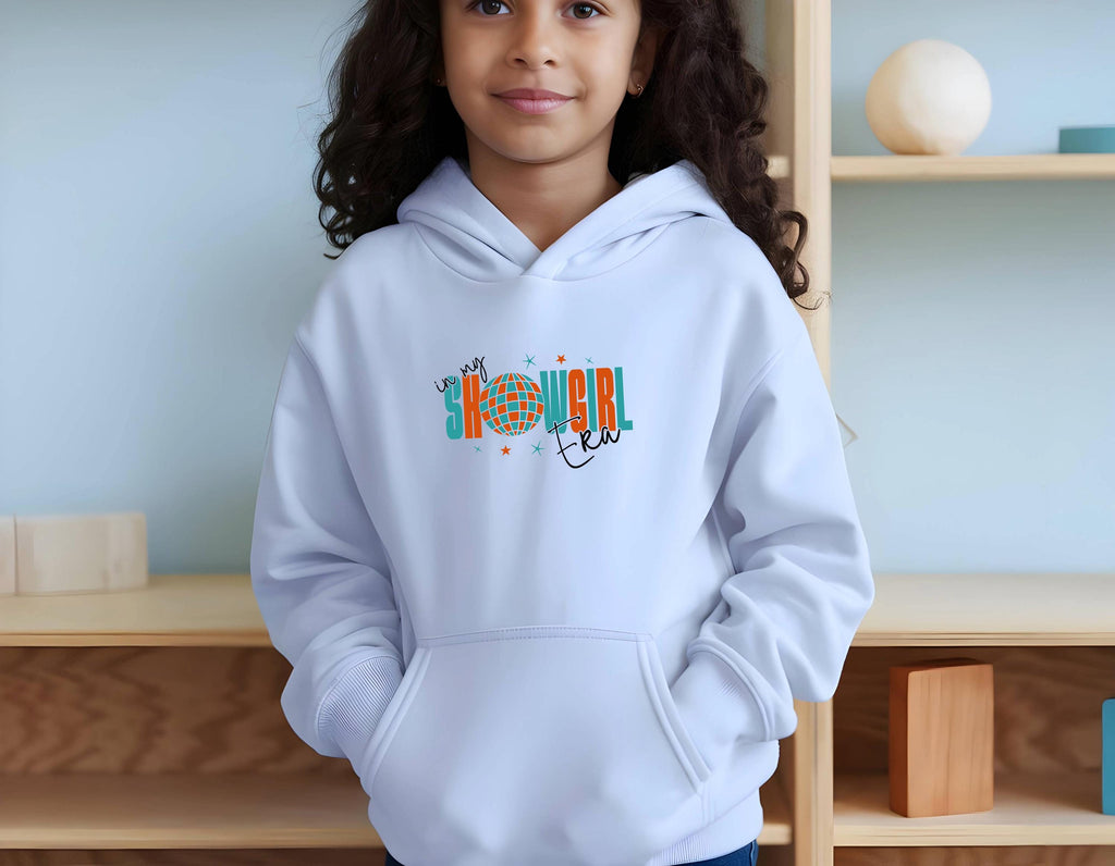 Kids 'Show Girl Era' Hoodie: Retro Disco Ball - Swiftie fan Hood