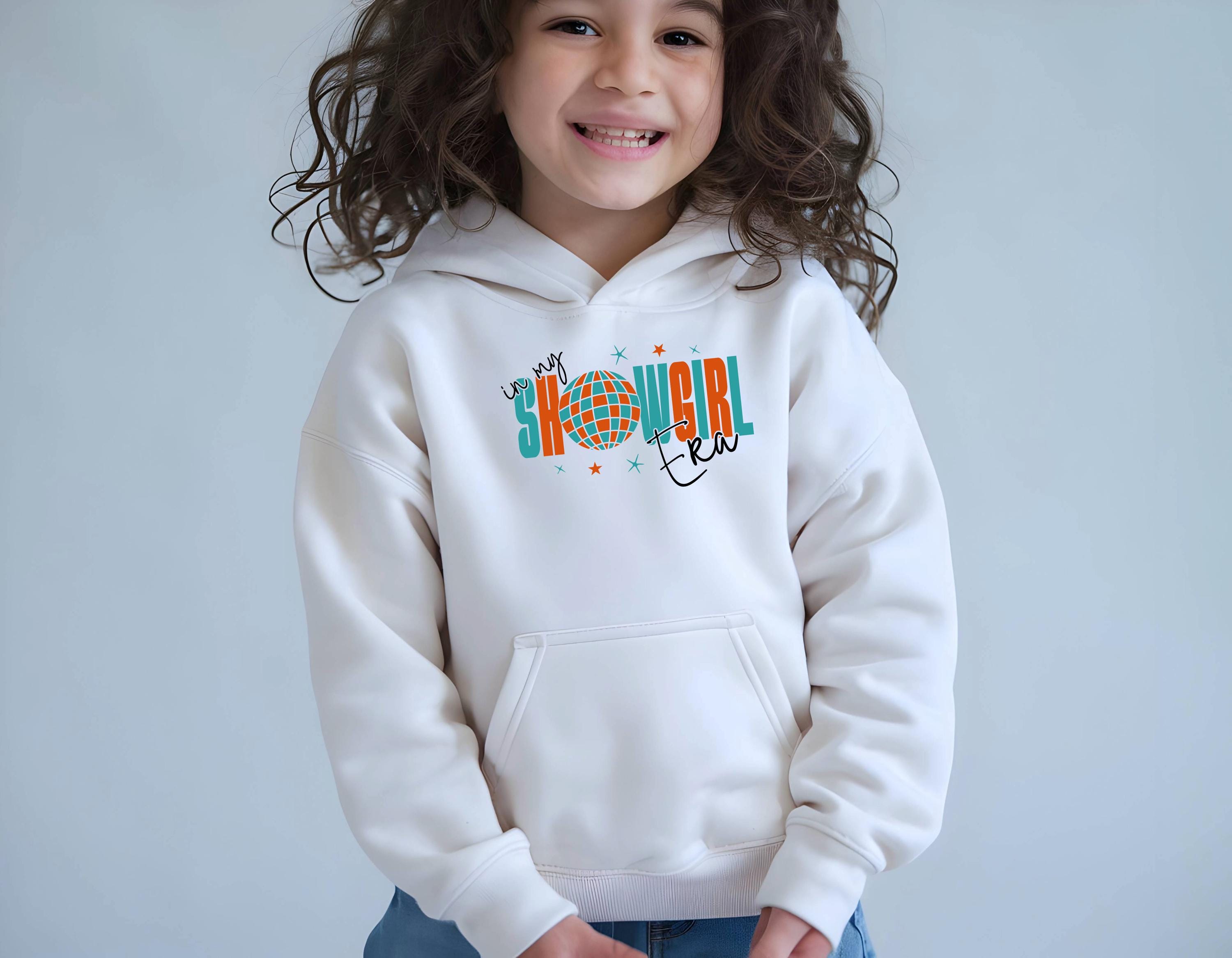 Kids 'Show Girl Era' Hoodie: Retro Disco Ball - Swiftie fan Hood