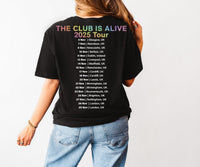 JLS Tour 2025 T-Shirt: Rainbow Glitter Logo, UK Tour Dates - Quick Turnaround