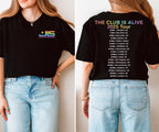 JLS Tour 2025 T-Shirt: Rainbow Glitter Logo, UK Tour Dates - Quick Turnaround