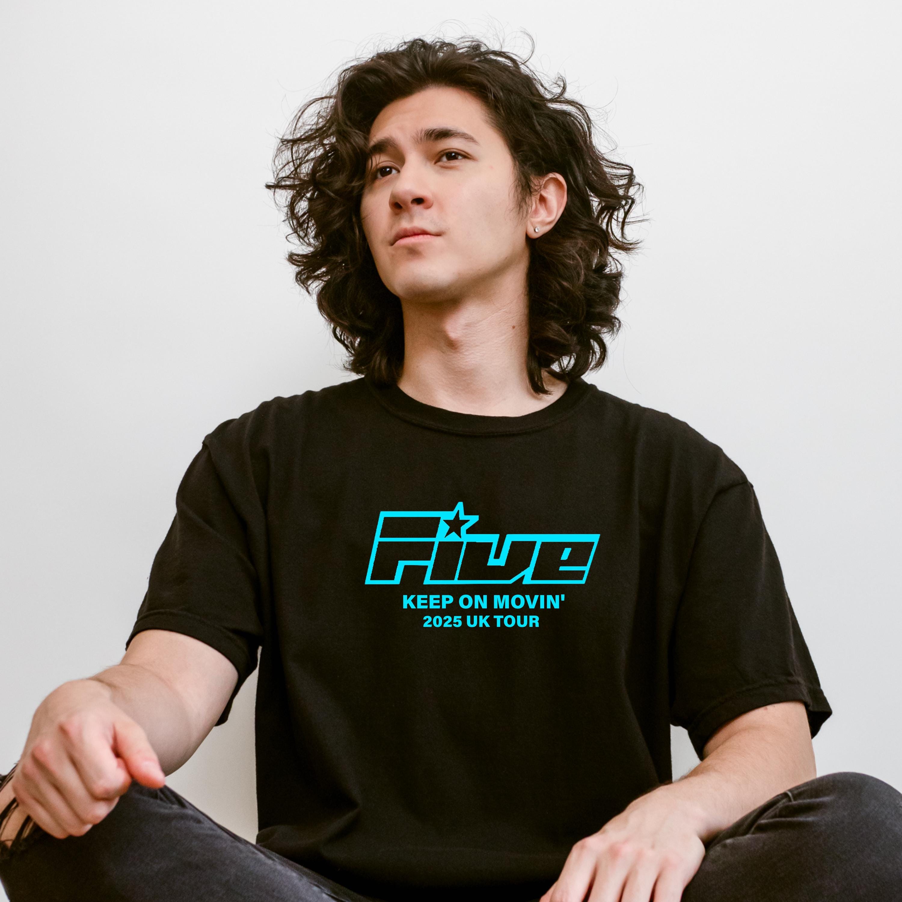 5ive Tour T-shirt - Five Keep on Movin' 2025 UK Tour