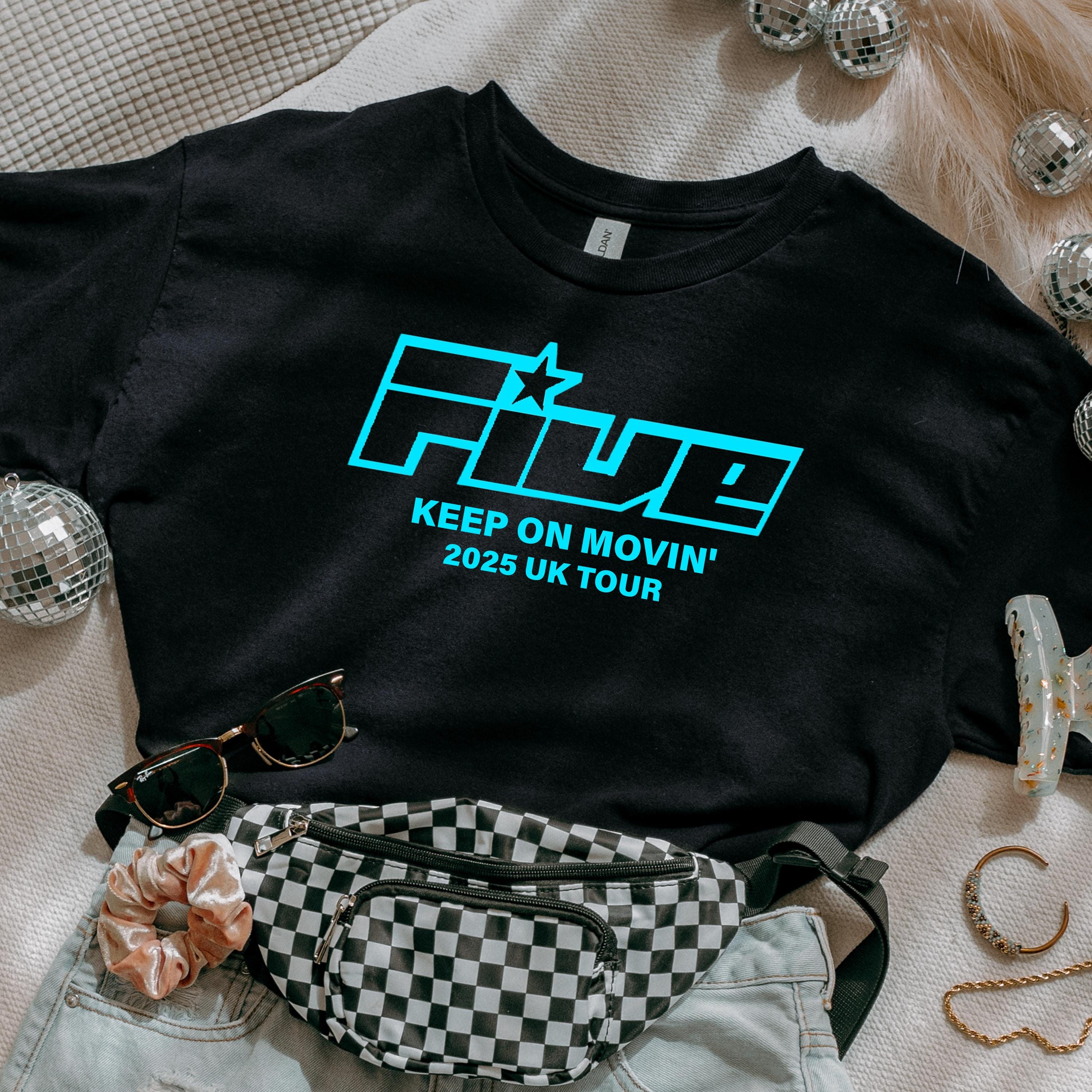 5ive Tour T-shirt - Five Keep on Movin' 2025 UK Tour