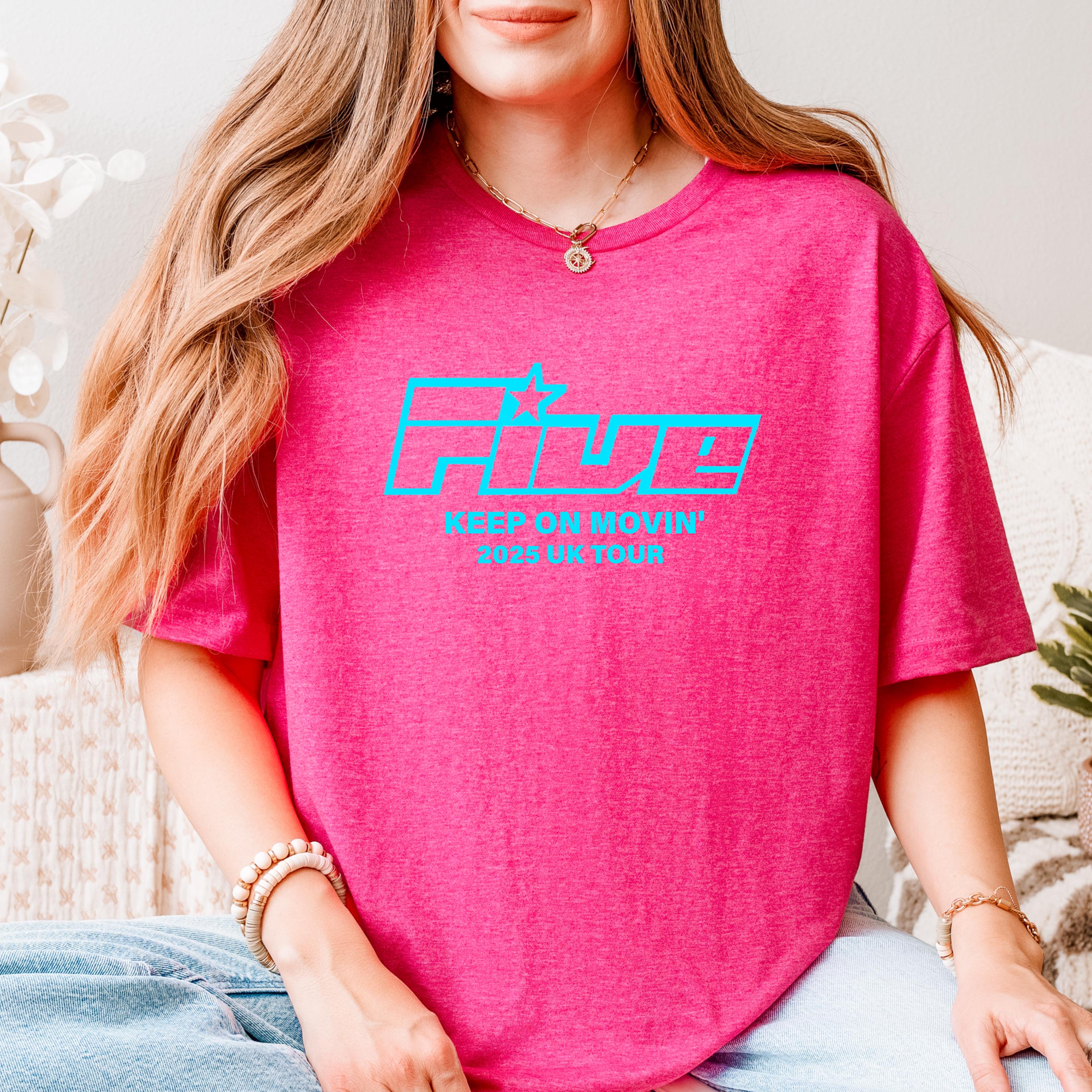 5ive Tour T-shirt - Five Keep on Movin' 2025 UK Tour