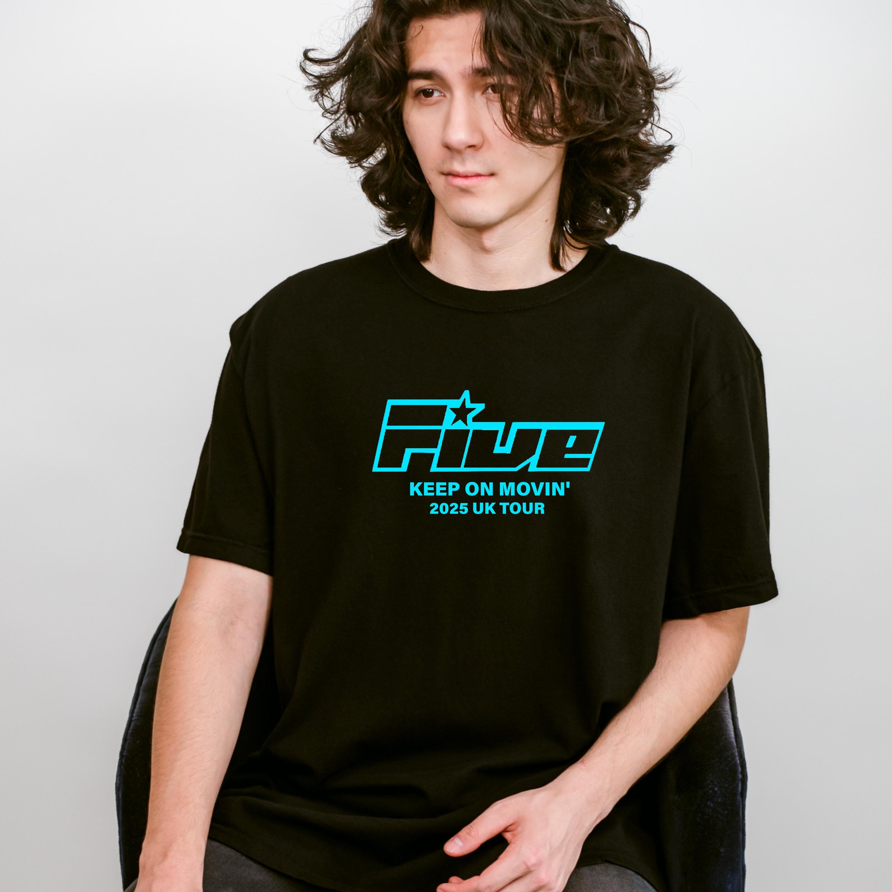 5ive Tour T-shirt - Five Keep on Movin' 2025 UK Tour