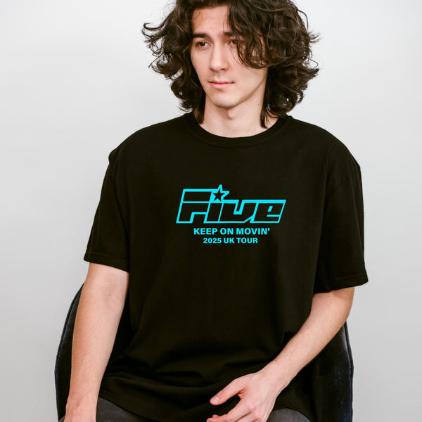 5ive Tour T-shirt - Five Keep on Movin' 2025 UK Tour