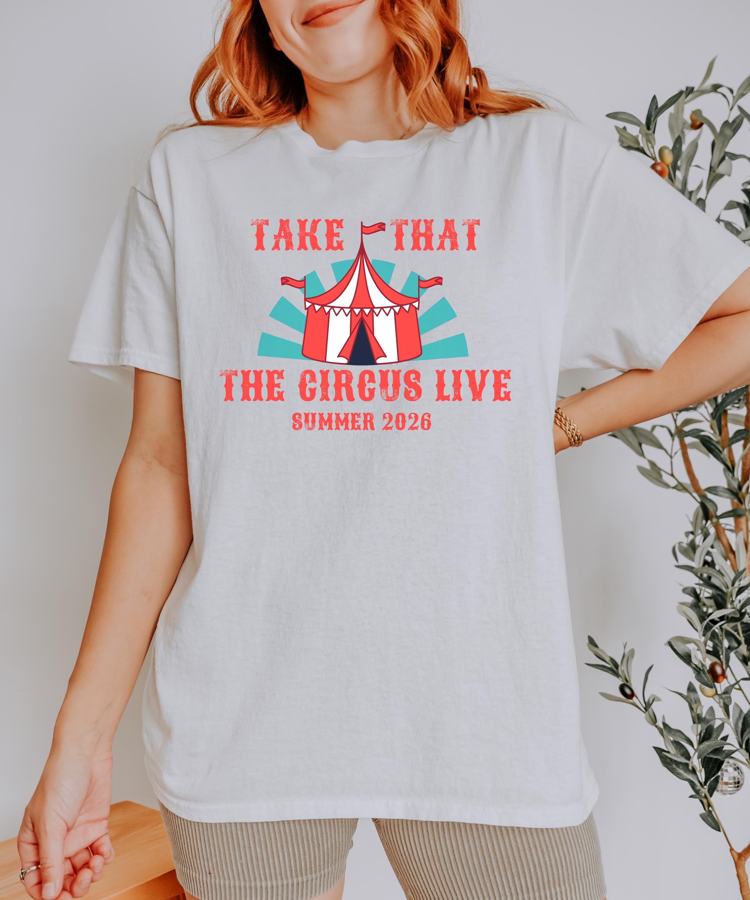 Take That “The Circus Live” Inspired TShirt | Fan 2026 Tour Shirt | Plus Size Concert Tee