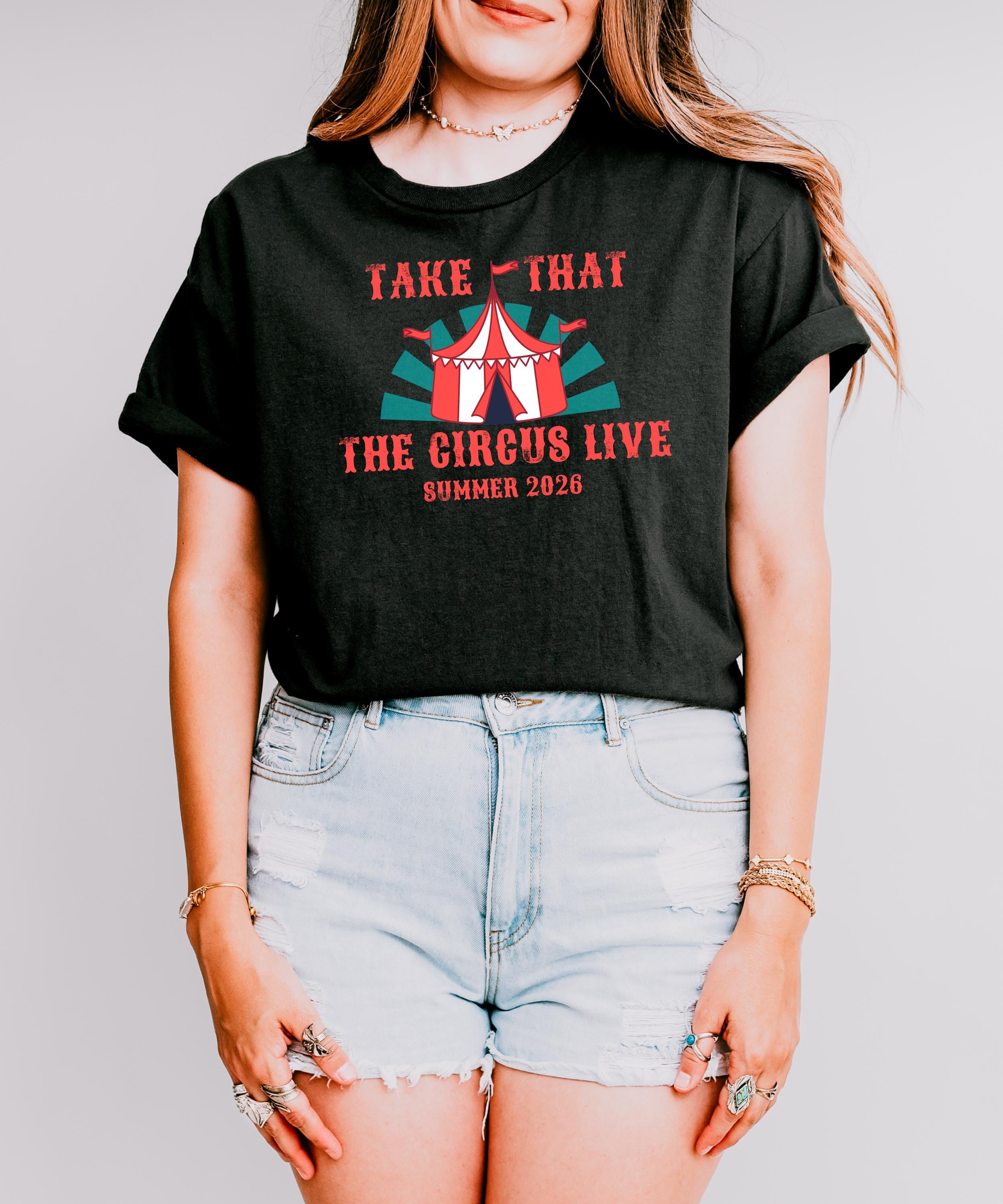Take That “The Circus Live” Inspired TShirt | Fan 2026 Tour Shirt | Plus Size Concert Tee