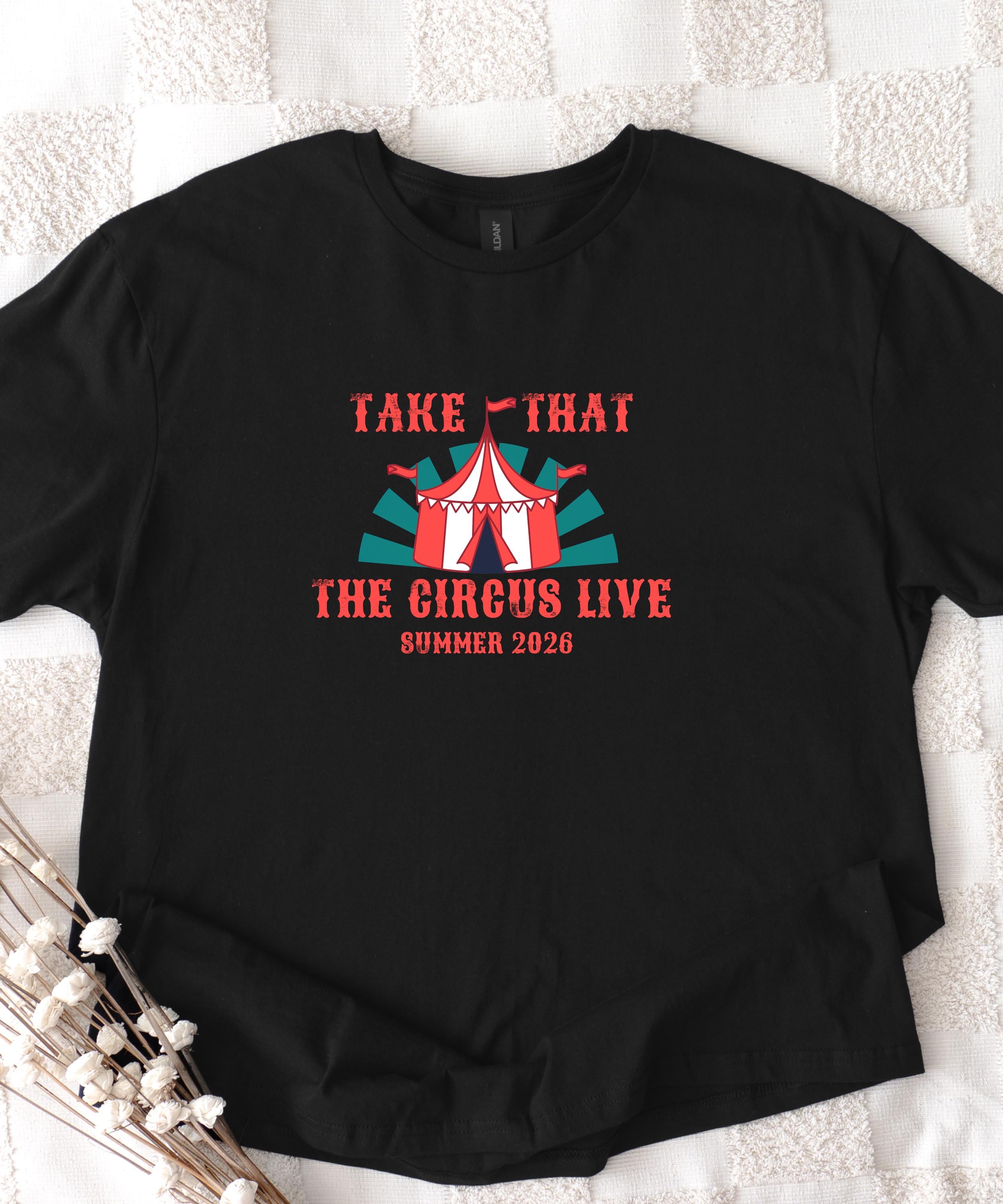 Take That “The Circus Live” Inspired TShirt | Fan 2026 Tour Shirt | Plus Size Concert Tee
