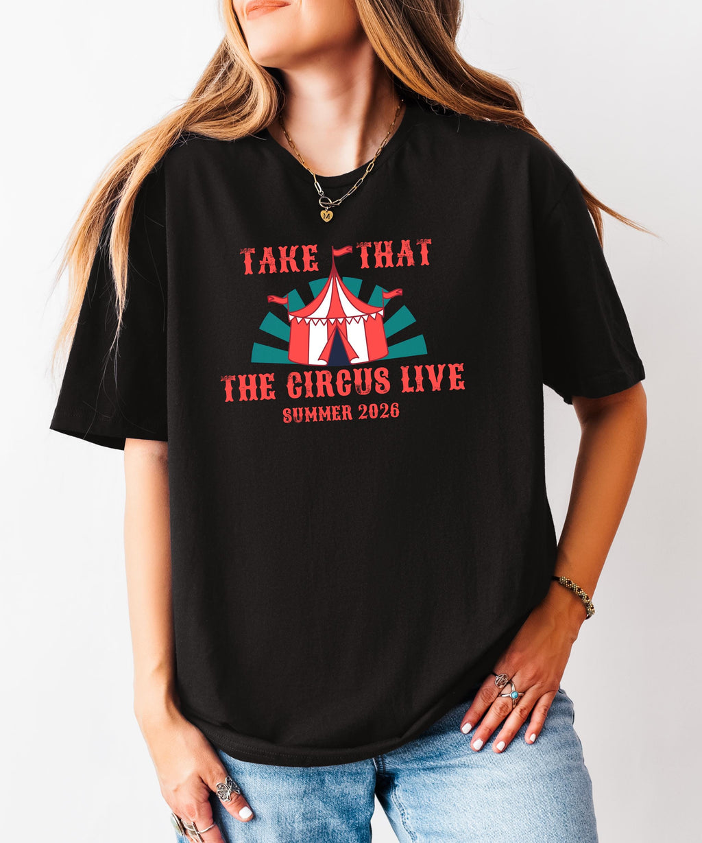 Take That “The Circus Live” Inspired TShirt | Fan 2026 Tour Shirt | Plus Size Concert Tee