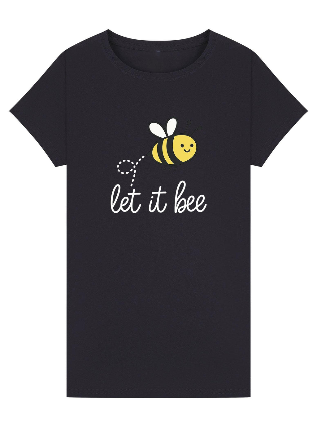 Let It Bee T-Shirt | Bee Graphic Tee | Nature Lover Gift | Funny Positive Quote Shirt