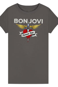 Bon Jovi Forever Tour Fan T-Shirt | Rock Band Tee | Concert Shirt Plus Sizes