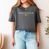 Westlife 25th Anniversary Tour T-Shirt | Unofficial Merch Boyband Fan Gift