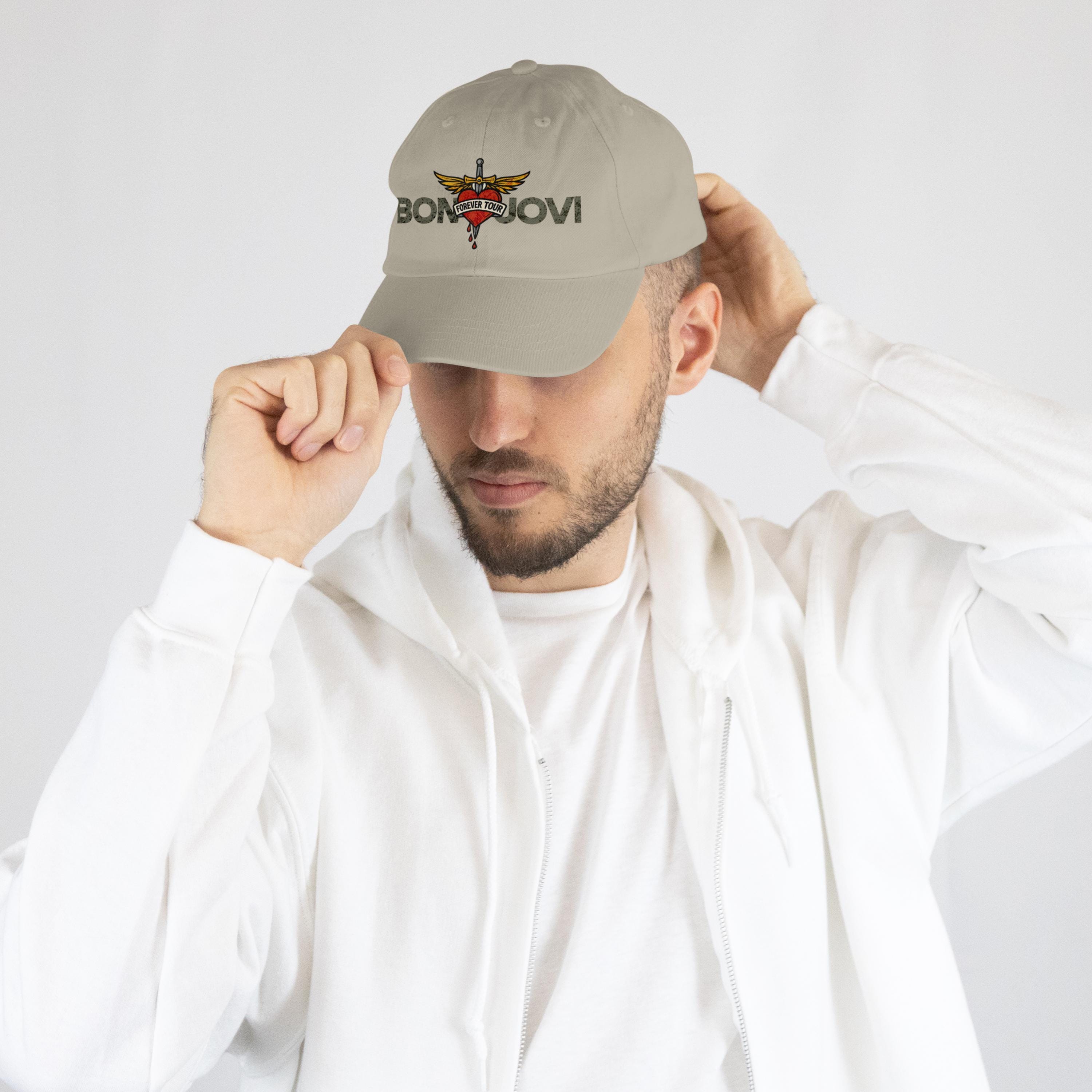 Bon Jovi Forever Tour Hat | Unisex 5-Panel Cotton Twill Cap
