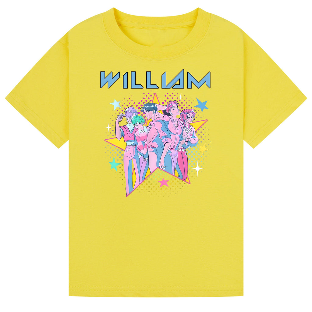 Saja Boys Personalised K-Pop Demon Hunters Kids T-Shirt | Custom Name Shirt | Kpop Christmas Gift