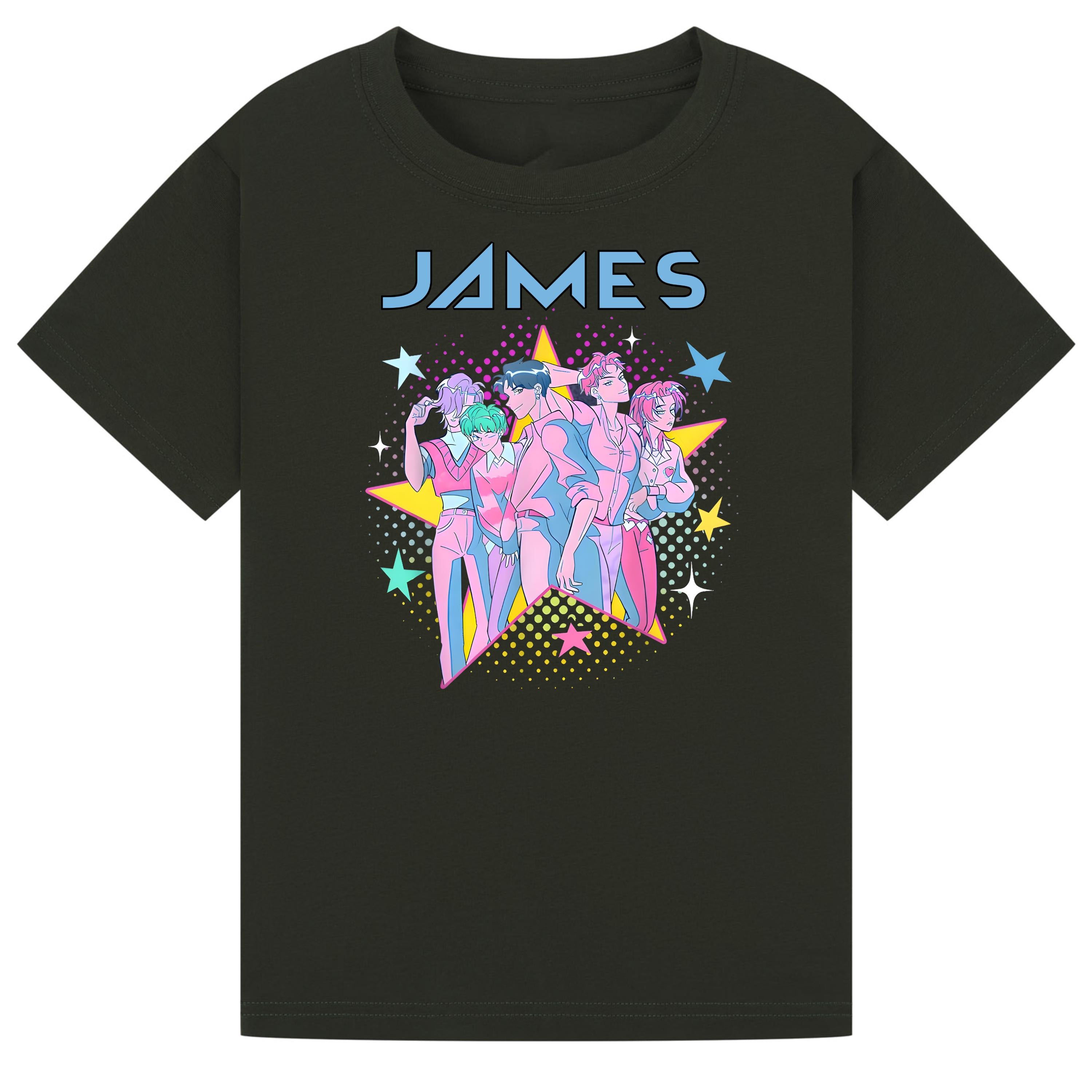 Saja Boys Personalised K-Pop Demon Hunters Kids T-Shirt | Custom Name Shirt | Kpop Christmas Gift