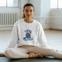 Merry Derpmas Sweatshirt in White