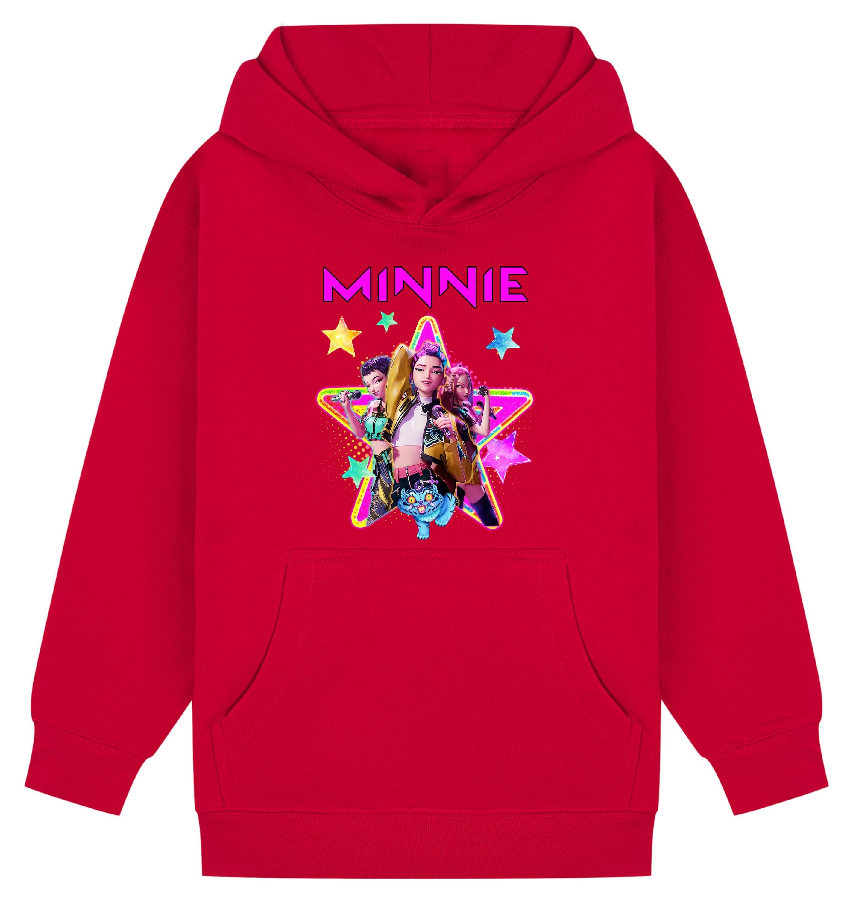 Personalised Huntrix K-Pop Demon Hunters Kids Hoodie | Custom Name Hood | Kpop Gift