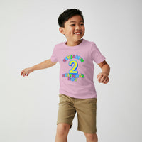Personalised Birthday Boy Number T-Shirt with Name