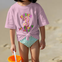 Personalised Birthday Girl Number T-Shirt with Name & Age